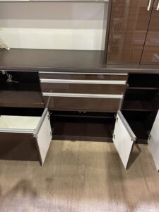 松田家具　３枚扉キッチンボード 4